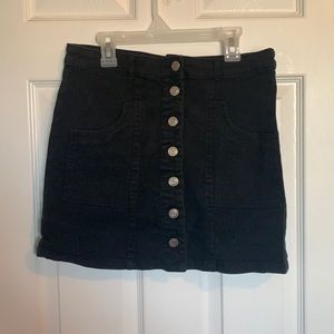 black skirt